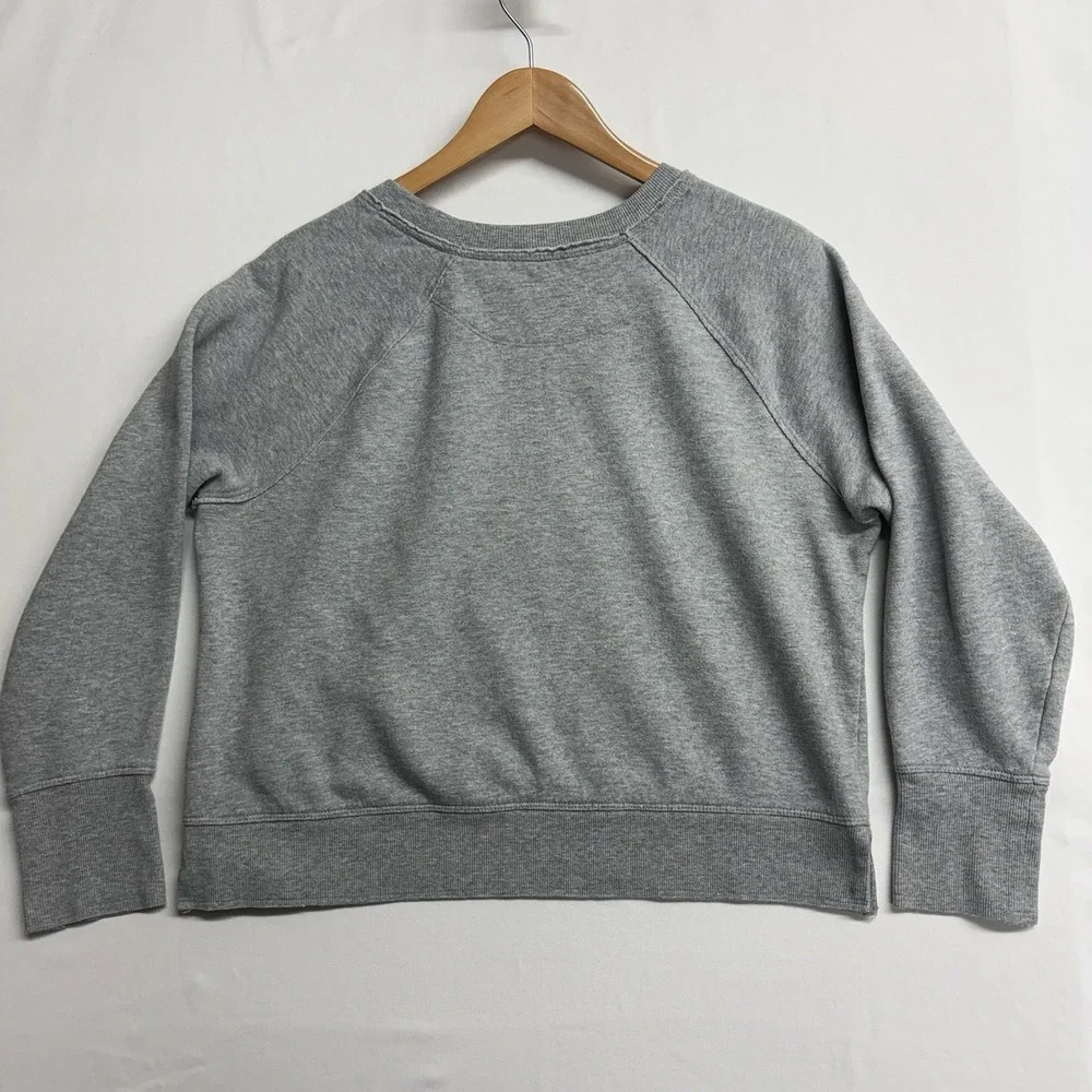 Calvin Klein Performance Gray Logo Boxy Sweatshirt Women L